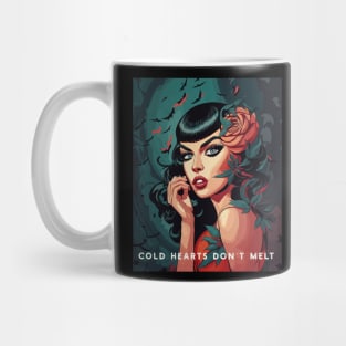 pin up vampire with bats Mug